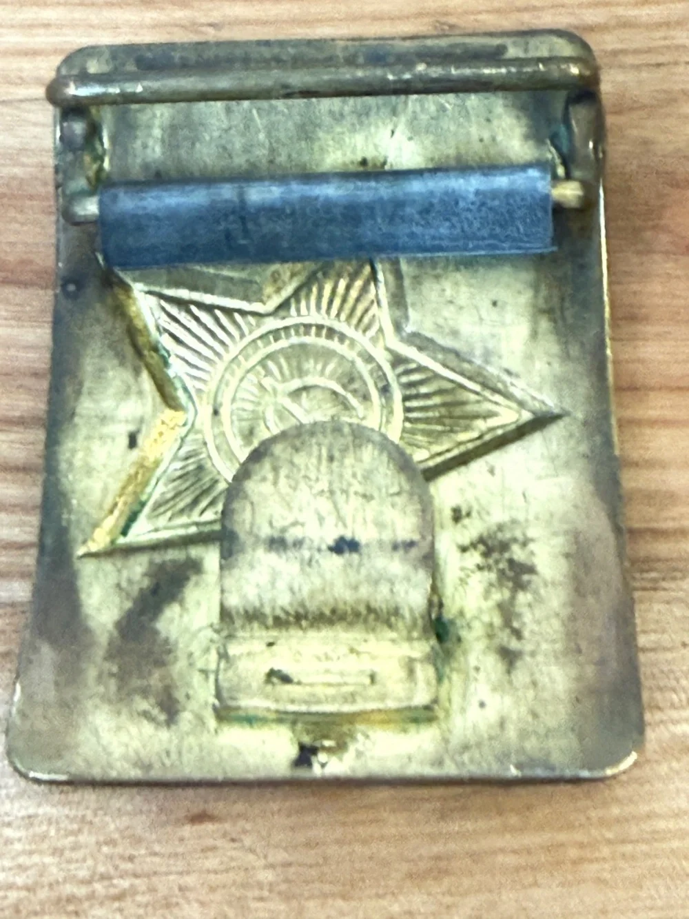 Cold War-Era Soviet Union Belt Buckle Vintage Red Army